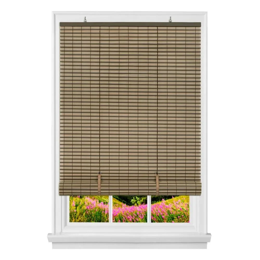 PowerSellerUSA Oval Cordless Blinds, Roll-Up Roller Shades for Windows and
